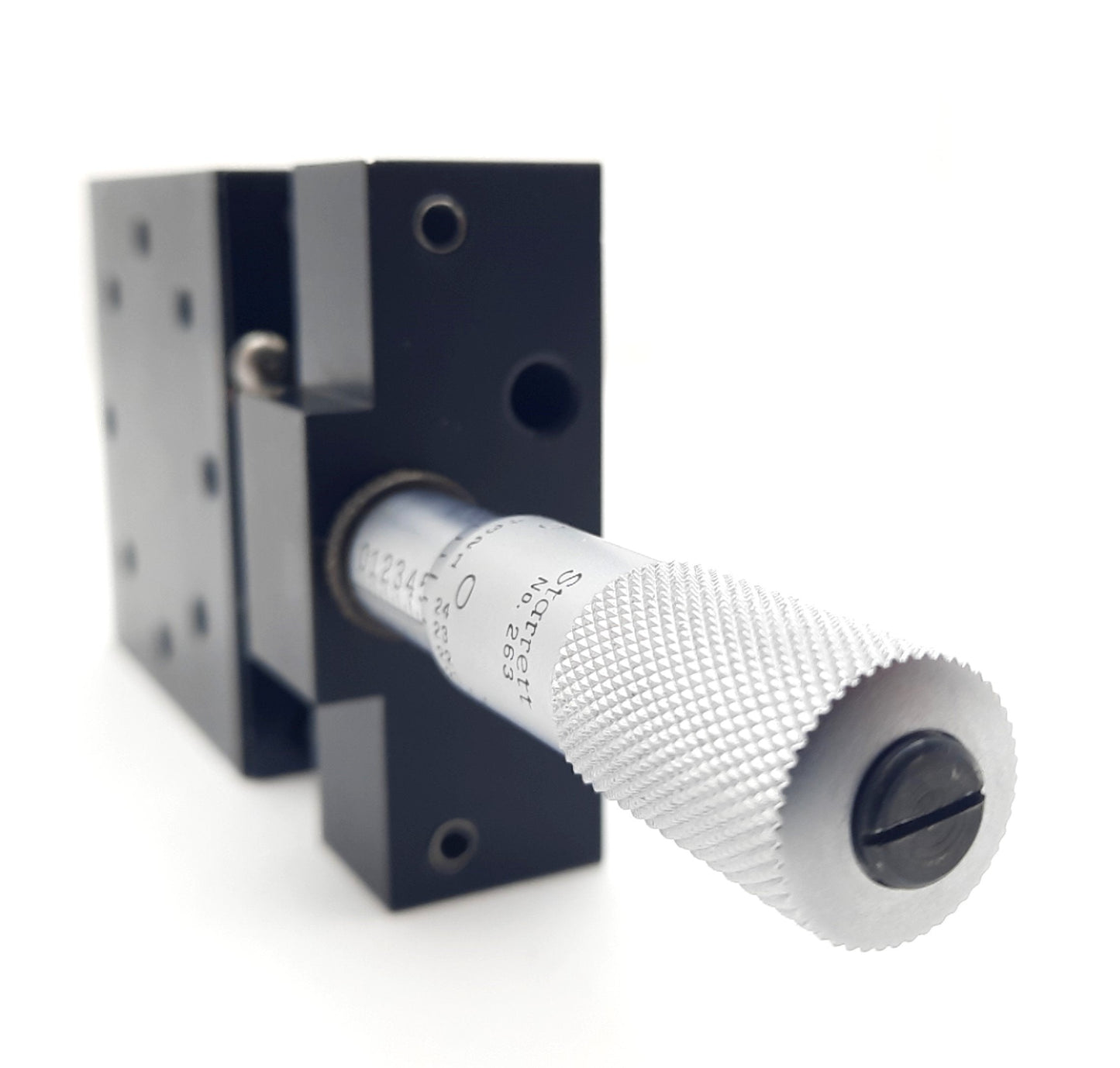 Used Del-Tron 751 Linear Ball Slide Positioning Stage, 1" Travel