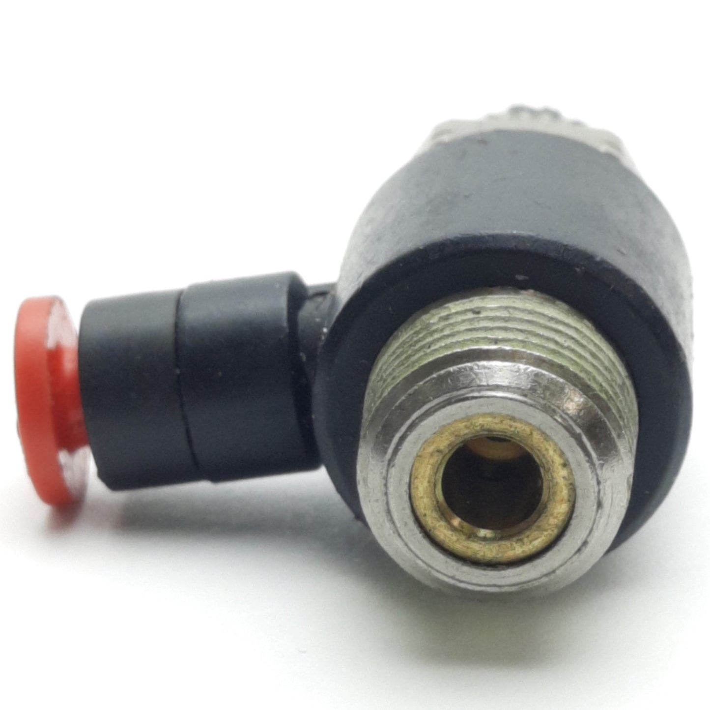 Used Lot of 4 SMC AS2211F-N01-01SJ Flow Control Fitting, 1/8" P2C, 1/8" NPT, 1 MPa