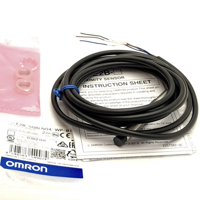 New Omron E2B-S08LN04-WP-B1 Proximity Sensor, 10-30V Supply, PNP-NO 3-Wire Output