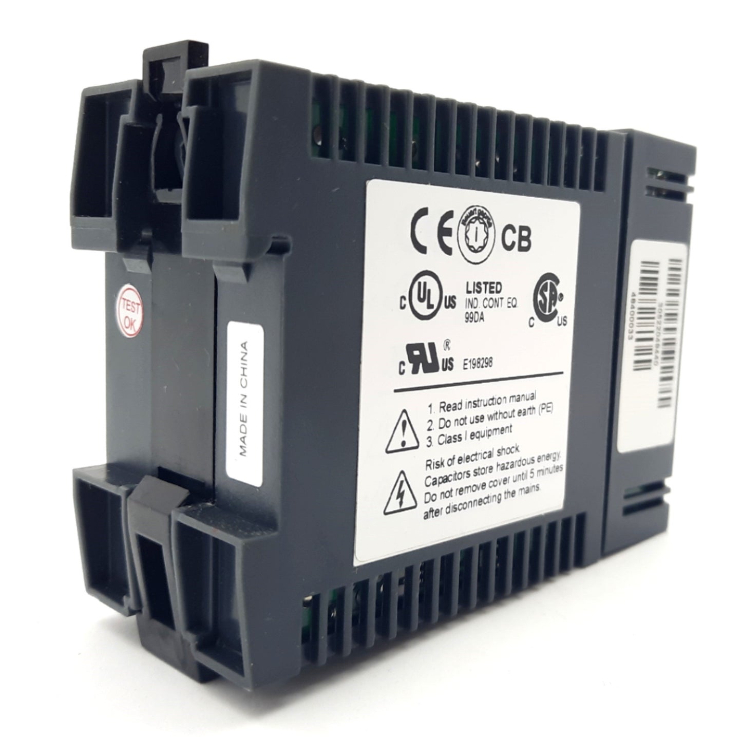 Used Automation Direct PSP24-060S Rhino Power Supply, In: 100-240VAC, Out: 24VDC 2.5A