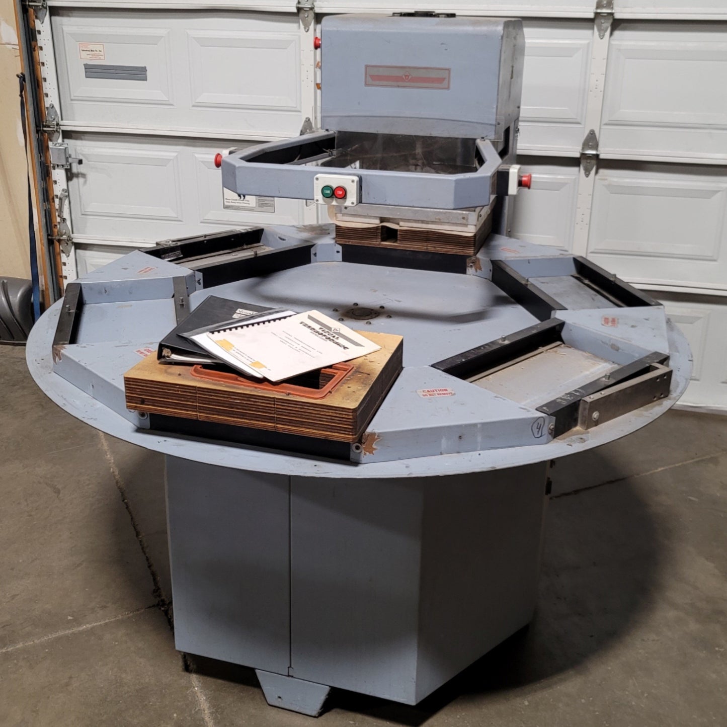 Used Visual Thermoforming SDS 6 C 6-Station Rotary Blister Pack Machine, 208VAC 1-Ph