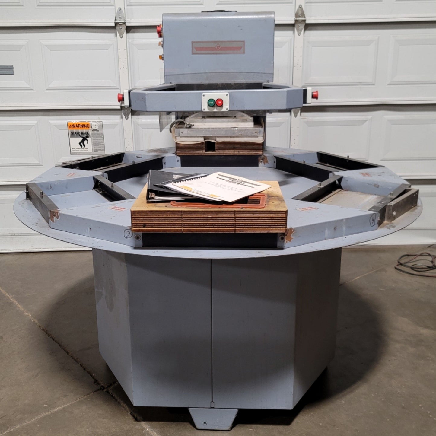Used Visual Thermoforming SDS 6 C 6-Station Rotary Blister Pack Machine, 208VAC 1-Ph