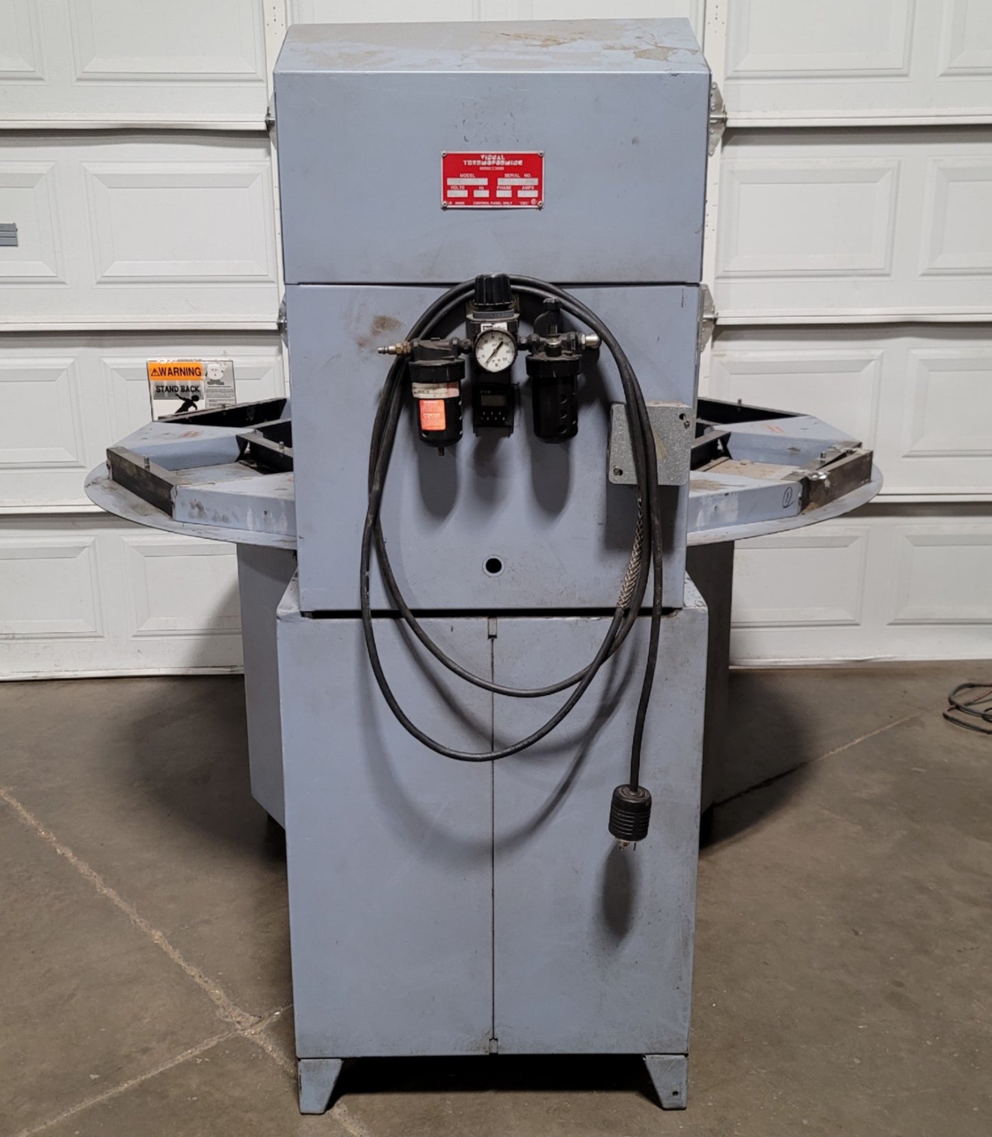 Used Visual Thermoforming SDS 6 C 6-Station Rotary Blister Pack Machine, 208VAC 1-Ph