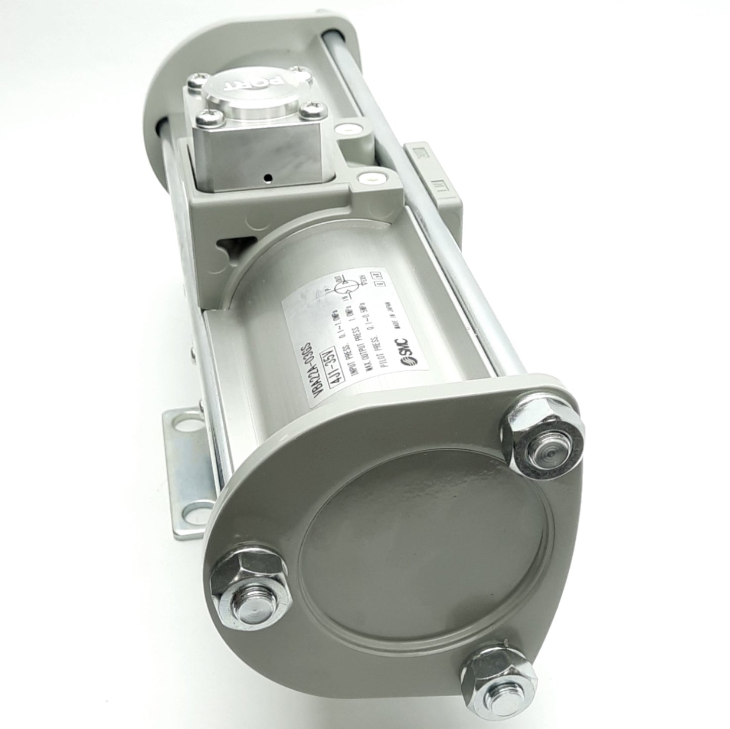 New SMC VBA22A-03GS Booster Regulator, Rc 3/8", 1.0 MPa, 1.5 MPa Proof, 1000L/min