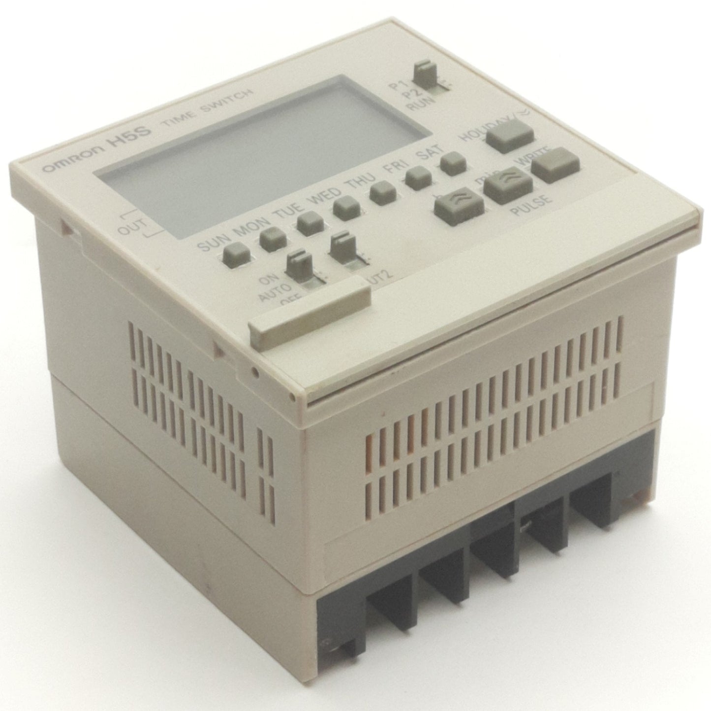 Used Omron H5S-WB2 Digital Time Switch, 15A, 250 VAC Rating, 100 - 240VAC Supply