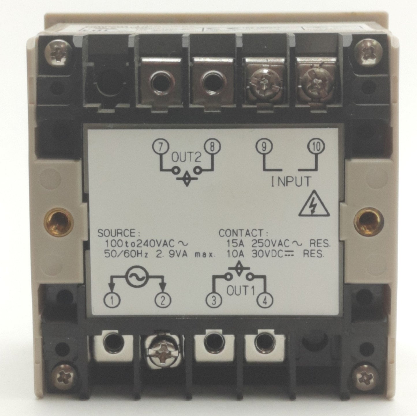 Used Omron H5S-WB2 Digital Time Switch, 15A, 250 VAC Rating, 100 - 240VAC Supply