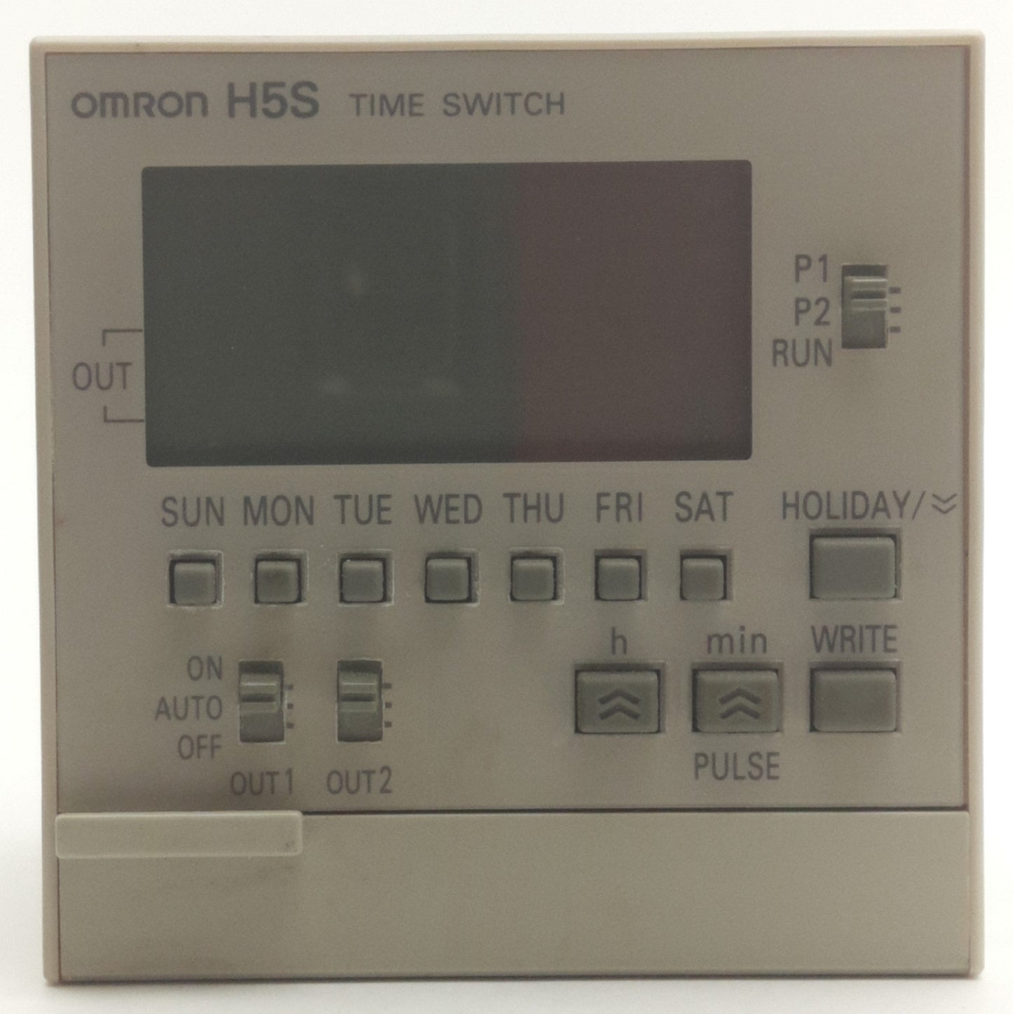 Used Omron H5S-WB2 Digital Time Switch, 15A, 250 VAC Rating, 100 - 240VAC Supply