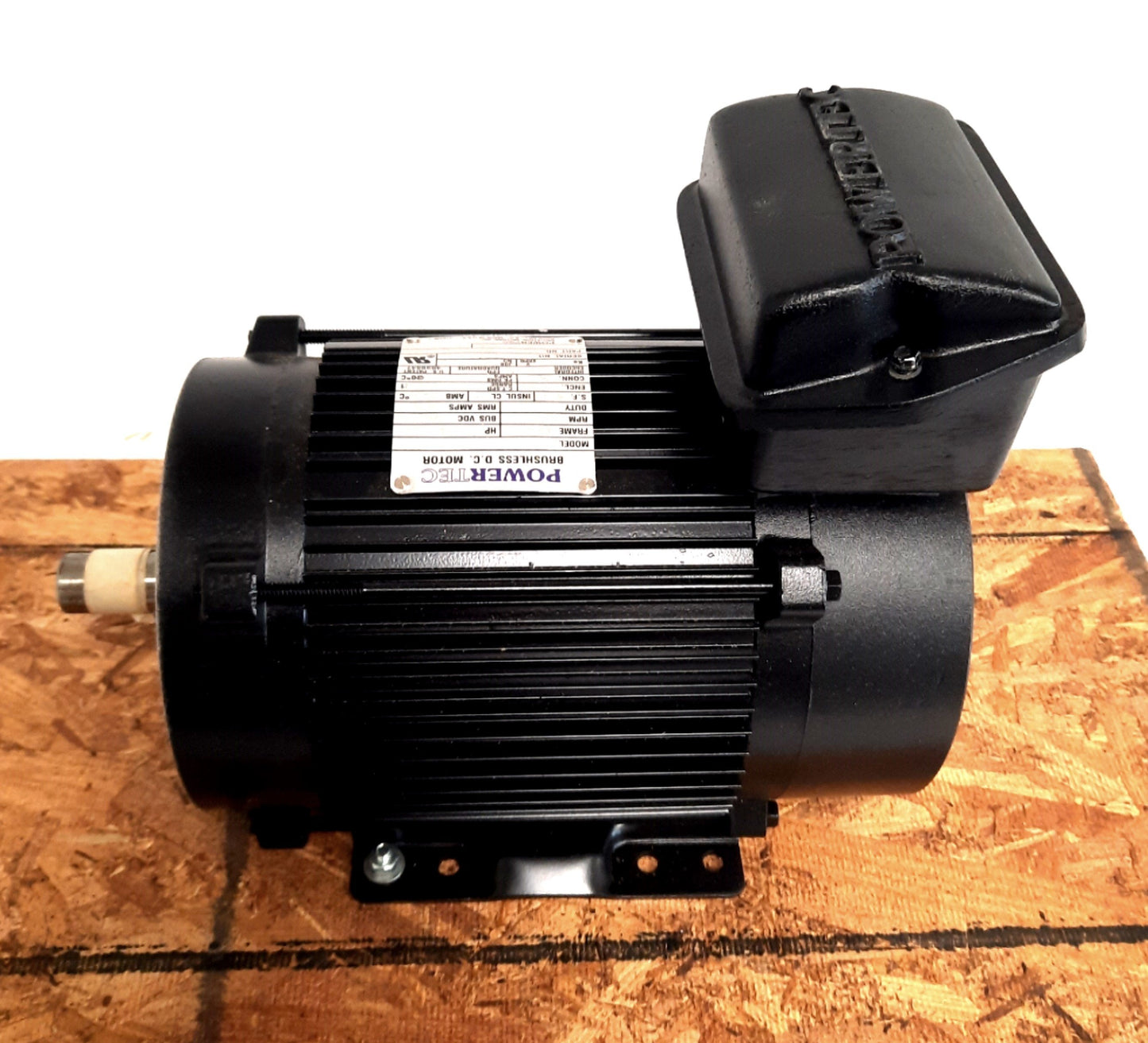 New PowerTec F143A-2A1N007002 Brushless DC Motor Continuous 1750RPM 1Hp 160VDC 143TC