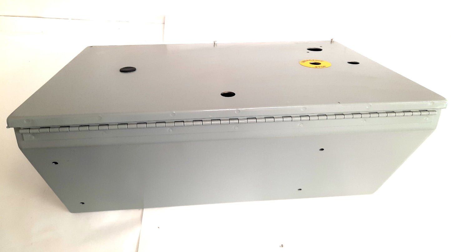 Used Hoffman C16C24 Metal Sloped Enclosure NEMA 12/13/IP65 24" W x 16" L x 11.09" D