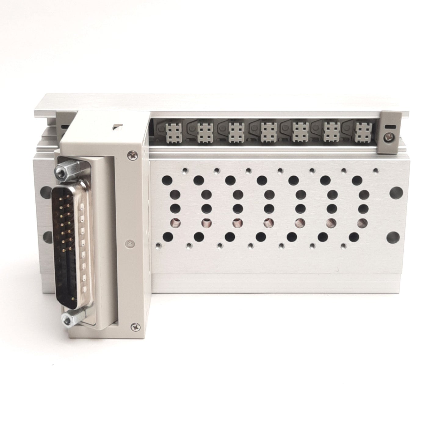 New SMC SS5Y3-51F1-07D-7N Plug-In Manifold Base, 1/4" One-Touch Ports, 25-Pin D-Sub