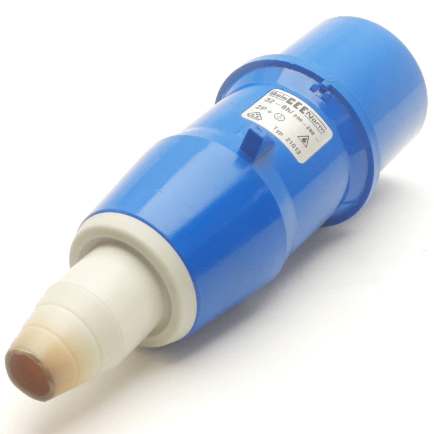 Used Bals CEE Norm 21013 Industrial Plug Fitting, 3-Pin, 2-Pole, 32A, 250VAC