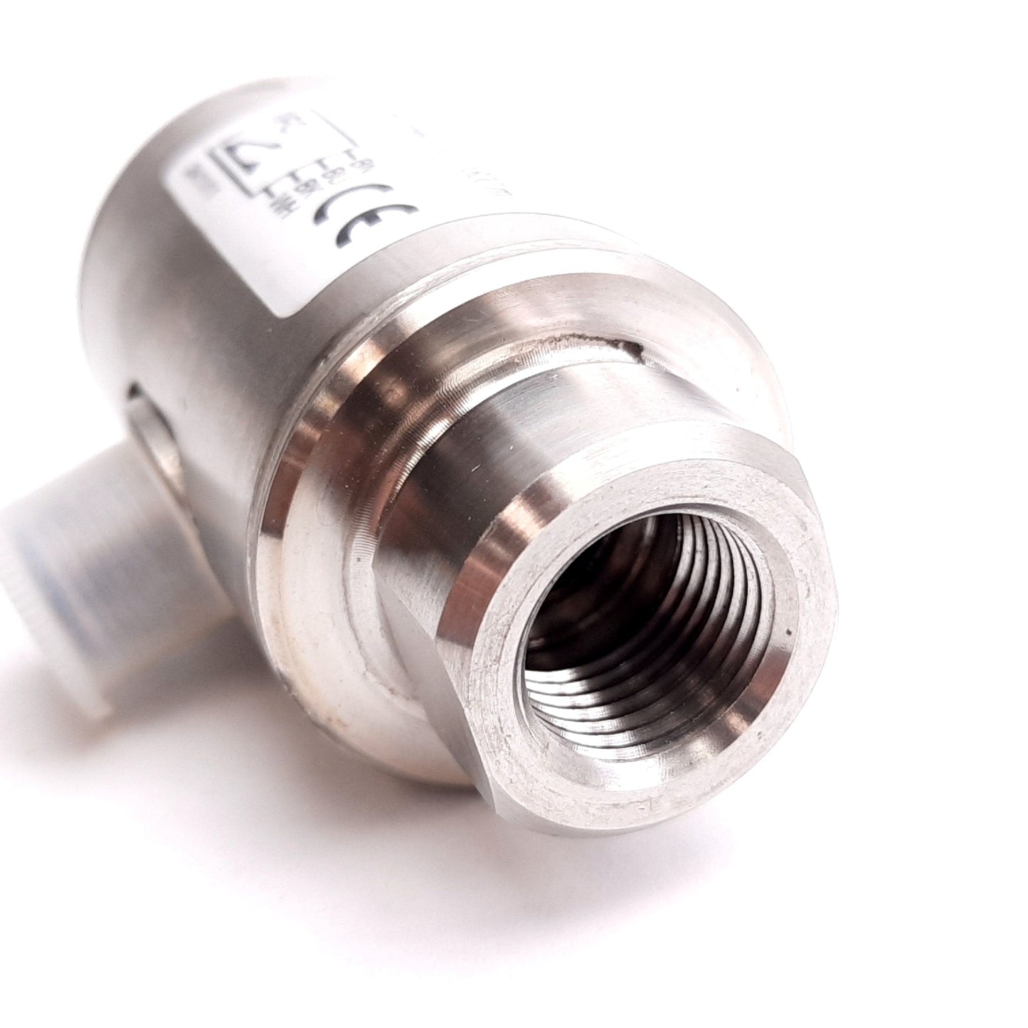 Used Turck FCI-D09A4-NA-H1141/M16 Flow Monitoring Sensor, Inline, 3-1800ml, M16x1.5