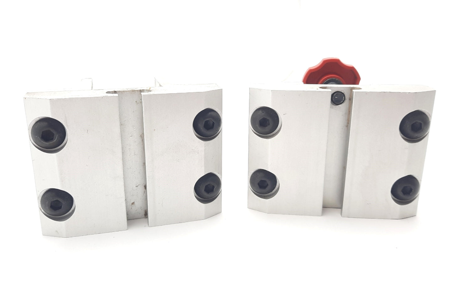 Used 80/20 1515-Lite 15 Series Aluminum Bar W/Clamp and Actuator 24"L x 1.5"W x 2"H