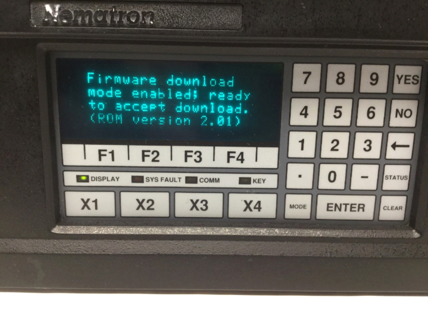 Used Nematron IWS-120-EC Operator Interface Panel Workstation Terminal 90-250VAC
