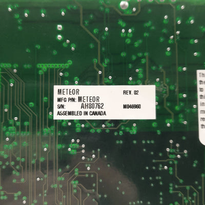 Used Matrox METEOR Frame Grabber Card PCI Composite Y/C NTSC/PAL/SECAM RS-170/CCIR