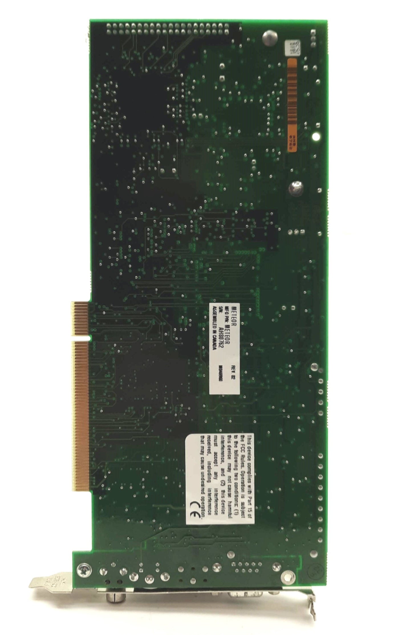 Used Matrox METEOR Frame Grabber Card PCI Composite Y/C NTSC/PAL/SECAM RS-170/CCIR