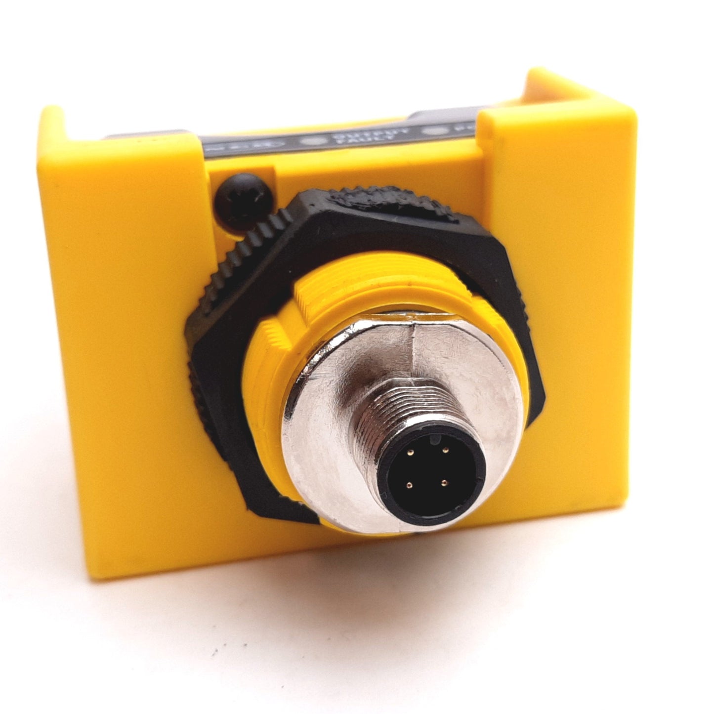 Used Banner STBVP6Q5 Safety Touch Button, 10-30VDC, PNP Output, 4-Pin M12, With Guard