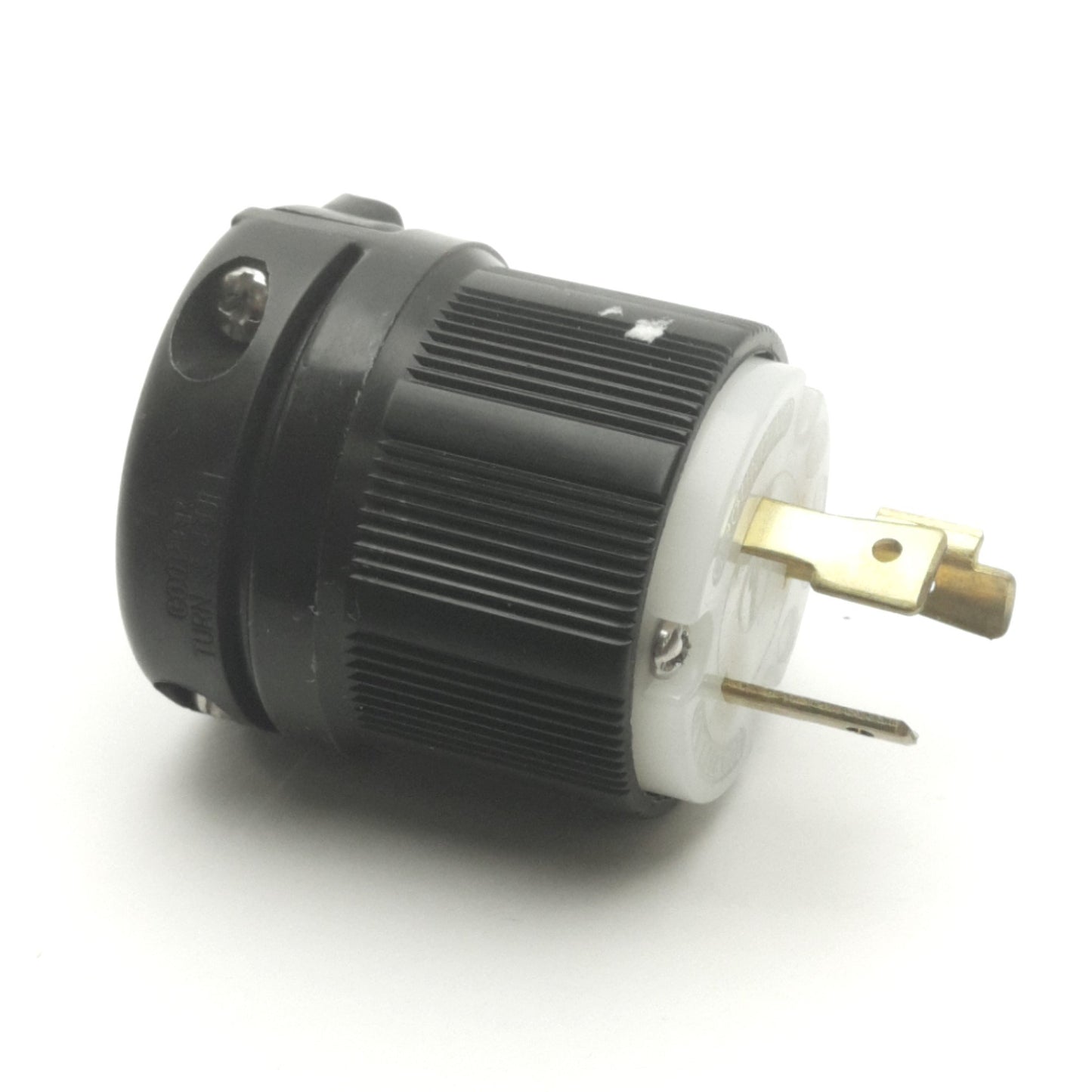 Used Cooper CWL720C Twist-Lock Plug, 2-Pole, 3-Wire Ground, 20A, 277VAC, NEMA L7-20