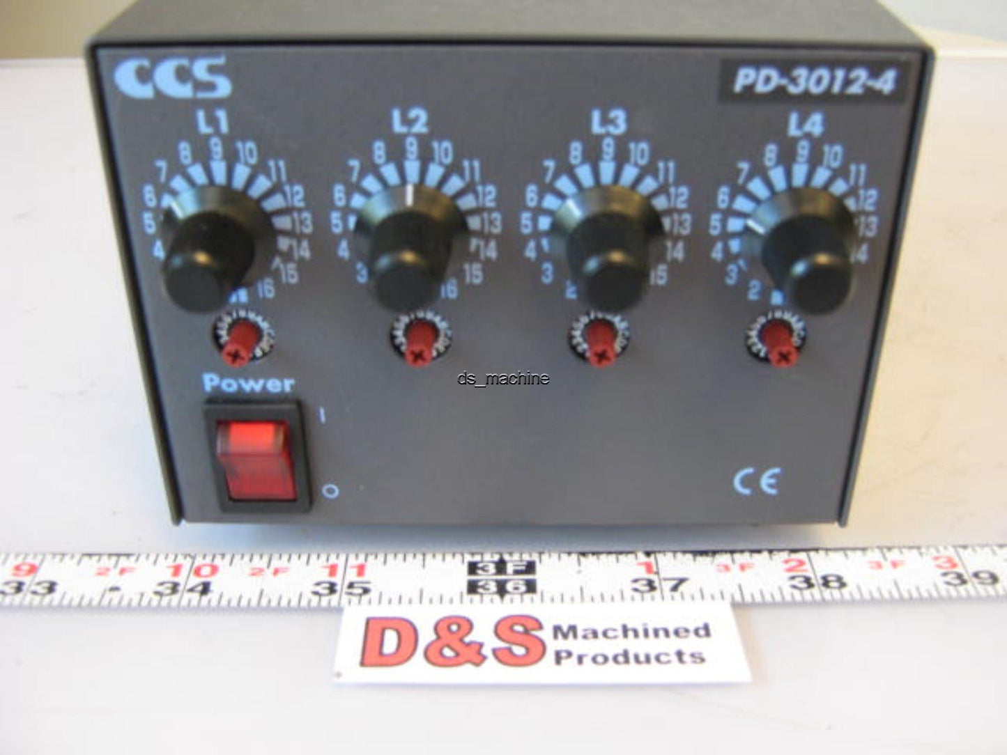 Used CCS PD-3012-4(CE) 4-Channel LED Light Digital Control 120/240VAC 12VDC 27W