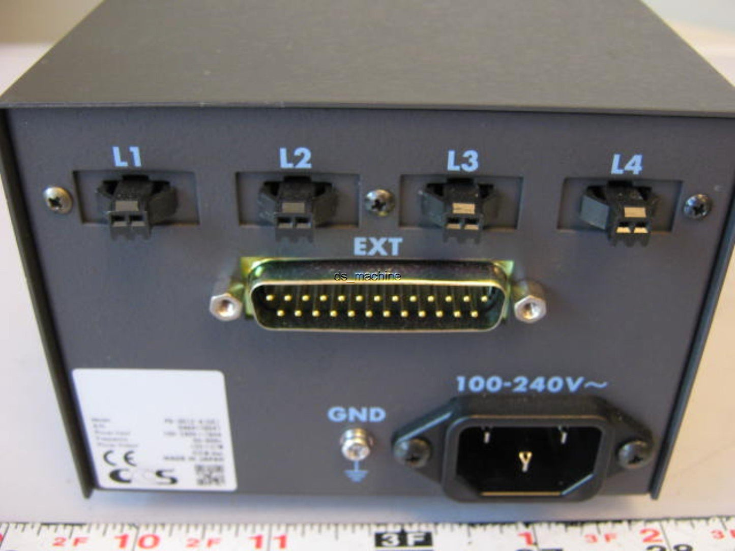 Used CCS PD-3012-4(CE) 4-Channel LED Light Digital Control 120/240VAC 12VDC 27W