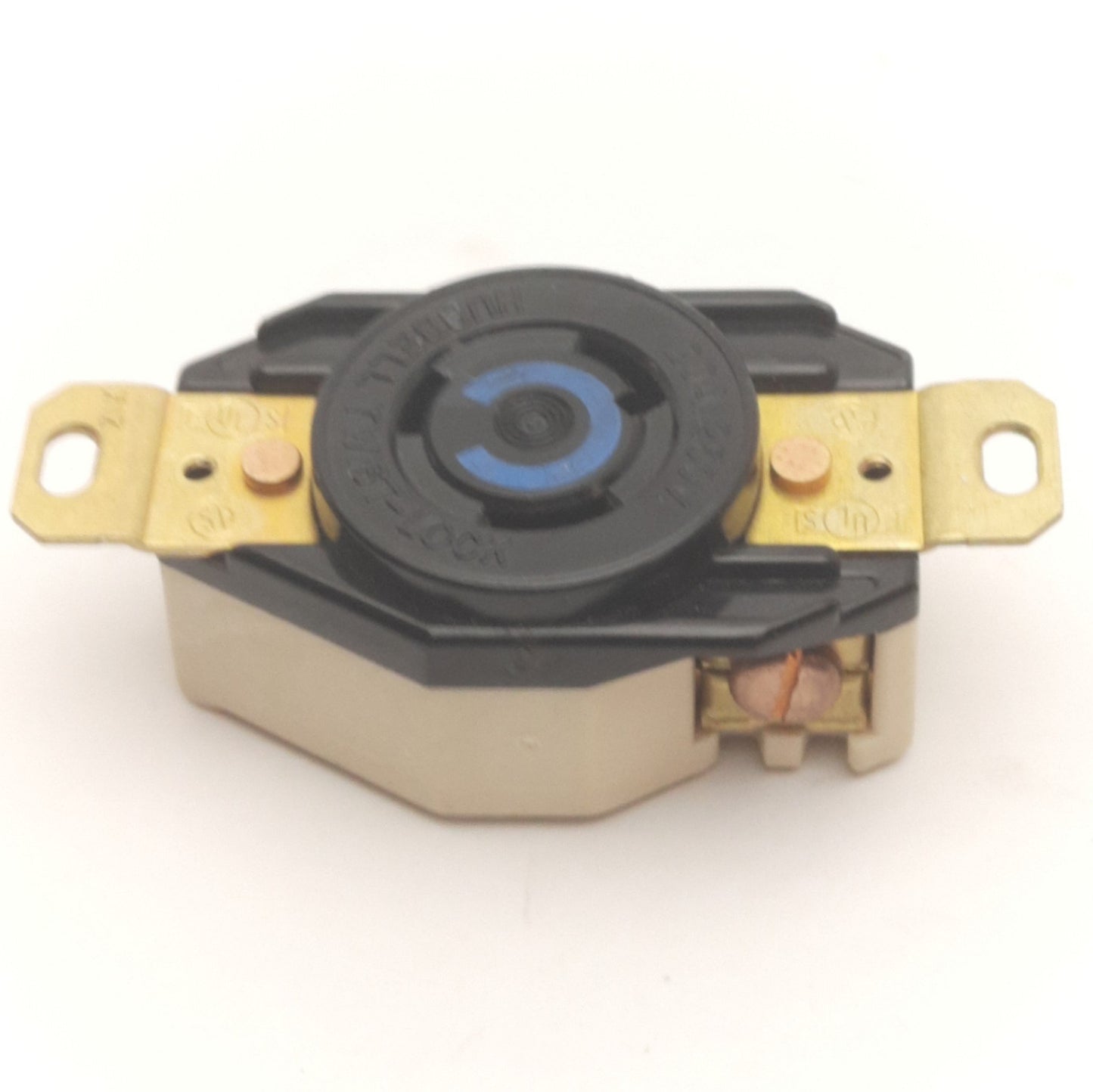 Used Hubbell HBL2320 Twist-Lock Receptacle, 2-Pole, 3-Wire Ground, 20A, 250V, L6-20R