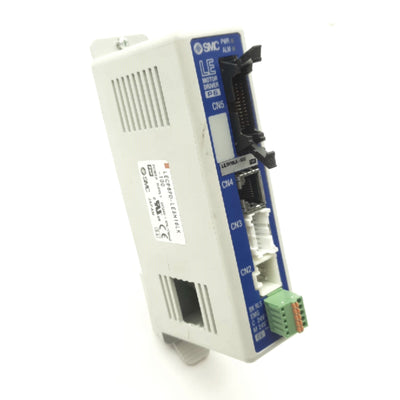 Used SMC LECP6 Linear Stepper Motor Controller/Drive, 1-Axis, PNP, RS485, 24VDC