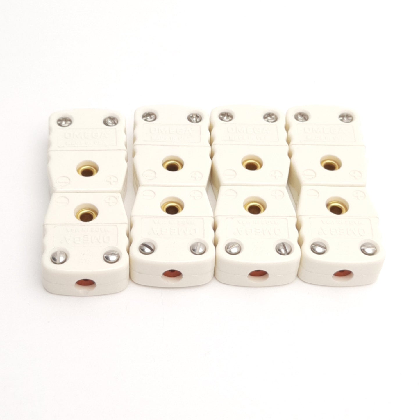Used Lot of 8 Omega Engineering NMP-U-M/F Connectors Male & Female, Uncompensated