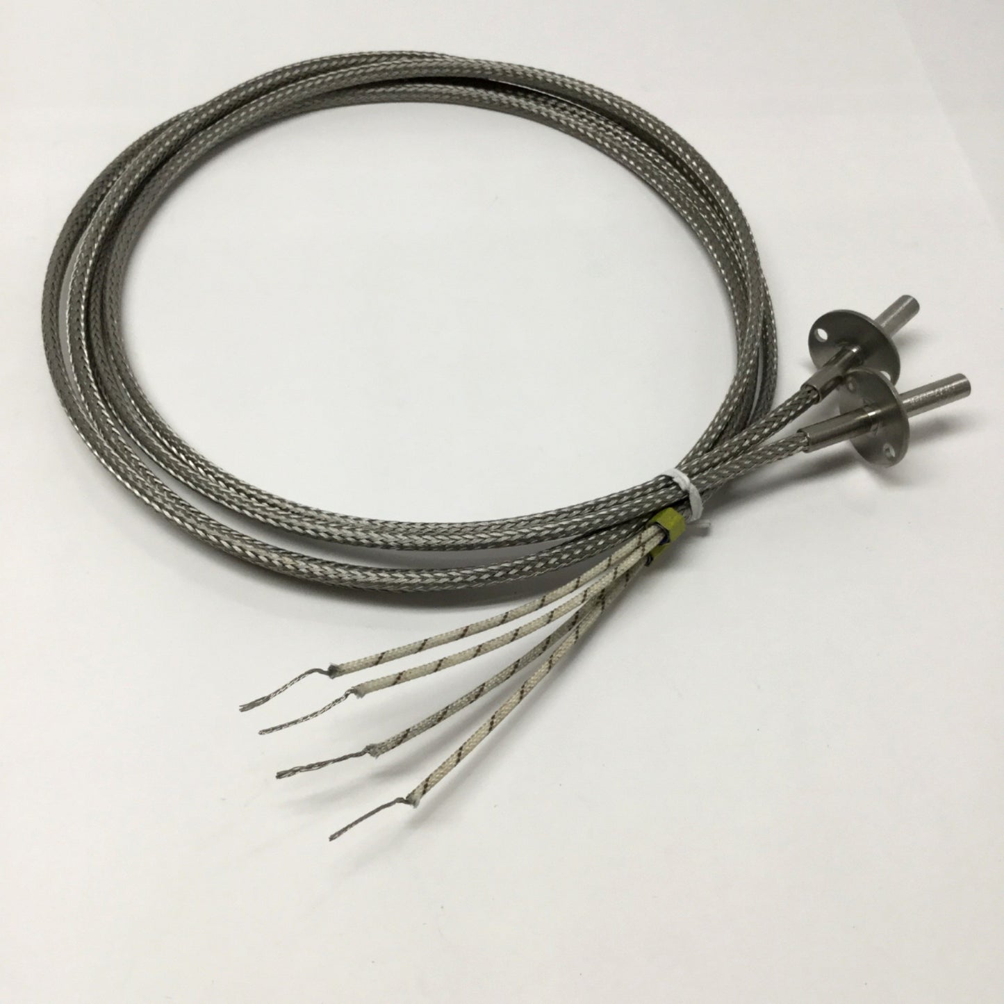 New – Open box Lot of 2 Watlow E1E42 Flanged Firerod Cartridge Heaters 120V, 100W, Ø1/4 x 1.25"