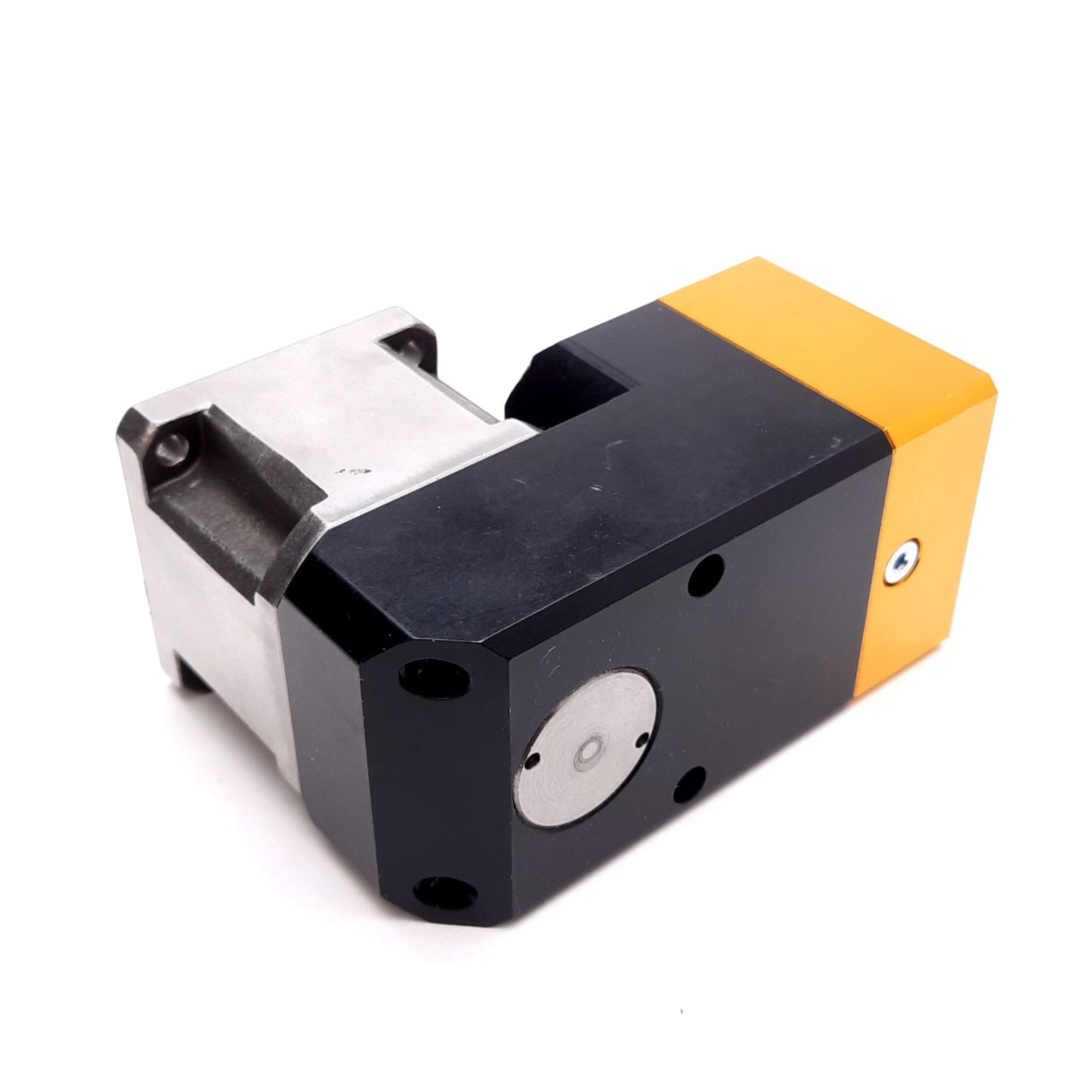 Used Parker RX60-010-S2 Right Angle Gearbox, Ratio: 10:1, Input: 5/8", Output: 16mm