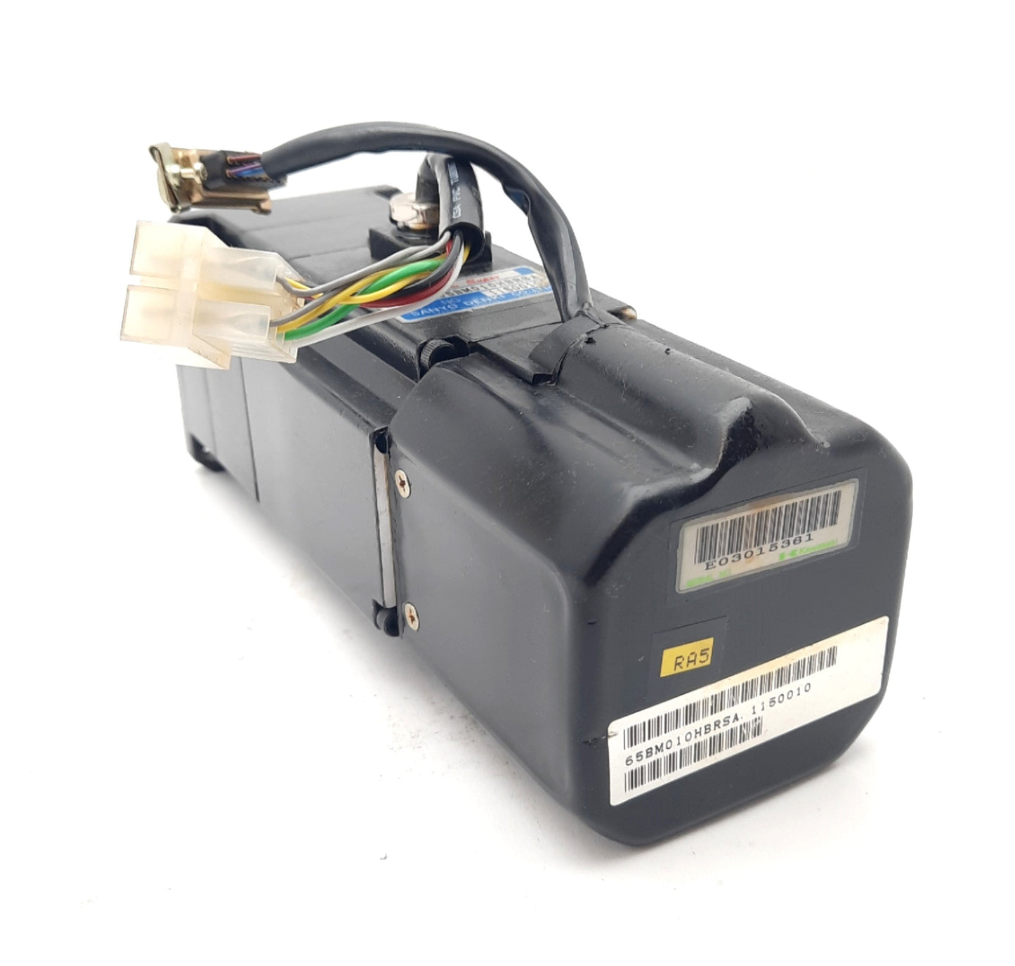 Used SANYO DENKI 65BM010HBRSA BL Super AC Servomotor 24VAC 200VAC for A50F