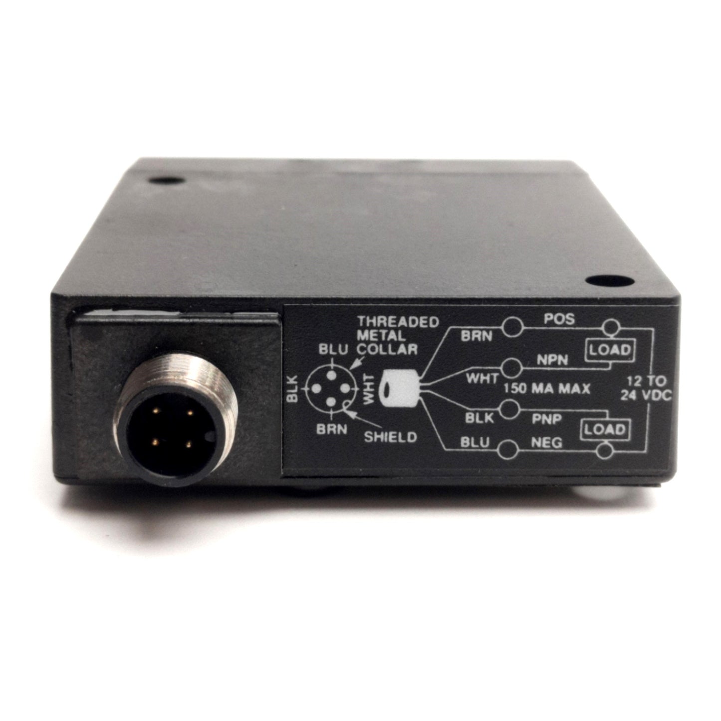 Used Tritronics SERF1 Photoelectric Sensor M12 4-Pin, 12-24V DC, NPN/PNP, Red Light