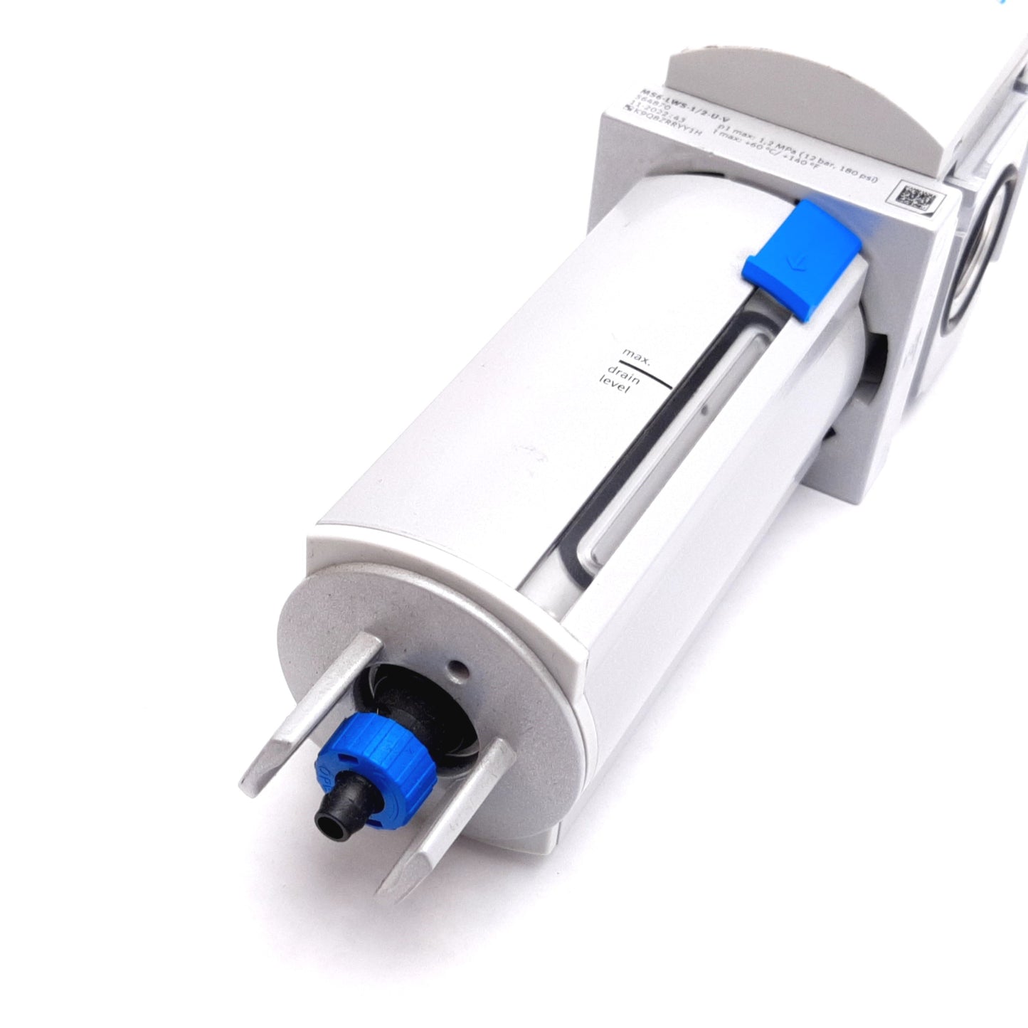 Used Festo MS6-LWS-1/2-U-V Pneumatic Water Separator, 1.2MPa Max, Ports: G1/2