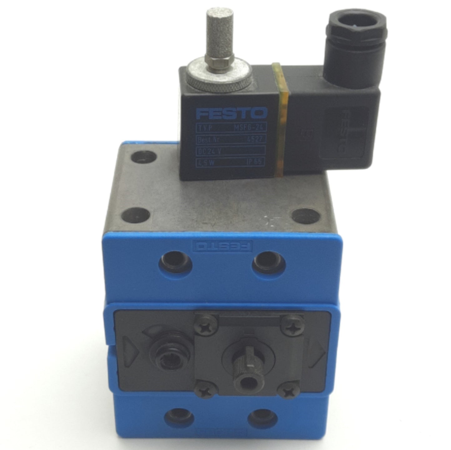 Used Festo MFHE-3-1/4-B Solenoid Valve, 1/4"NPT, 2 to 10 bar, 1200l/min Flow Rate
