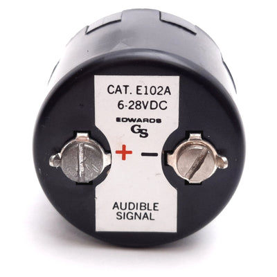 Used Edwards E102A Buzzer Signal Indicator, 6-28VDC, Continuous Tone, 90dBA