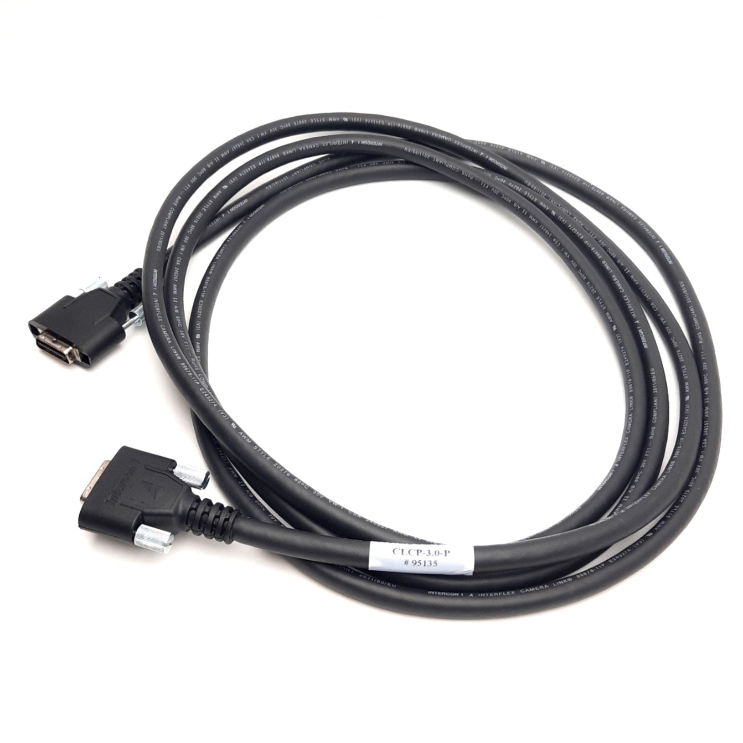 New Intercon 1 CLCP-3.0-P Interflex Camera Link Cable 3m Length, MDR to MDR