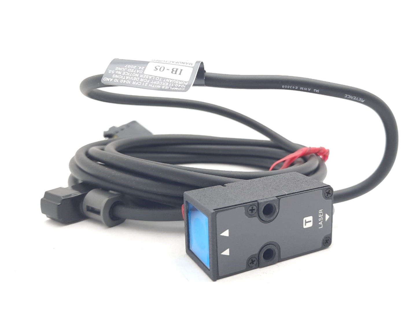 New KEYENCE IB-05 Laser Thrubeam Sensor 660nm 0-300mm