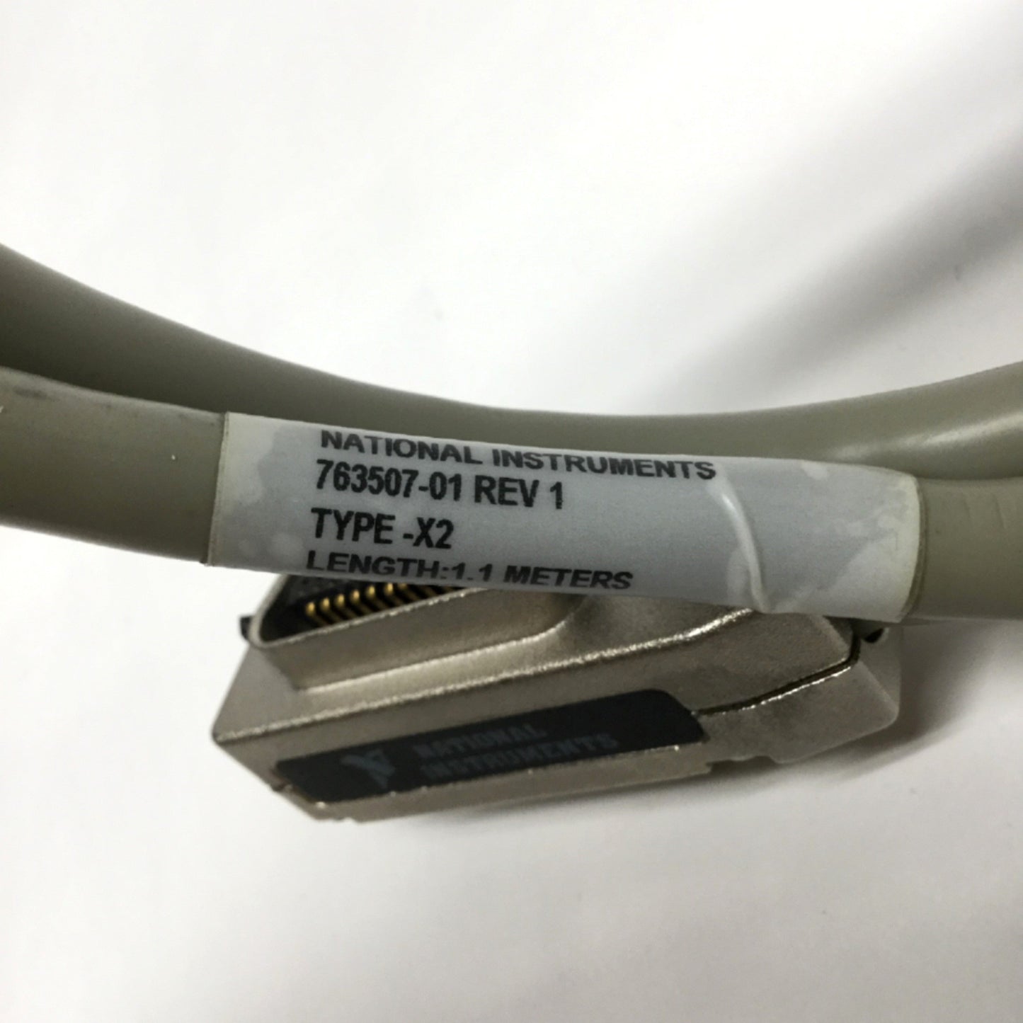 Used National Instruments NI 763507-01 GPIB 24-Pin Double-Shielded DAQ Cable -X2, 1m
