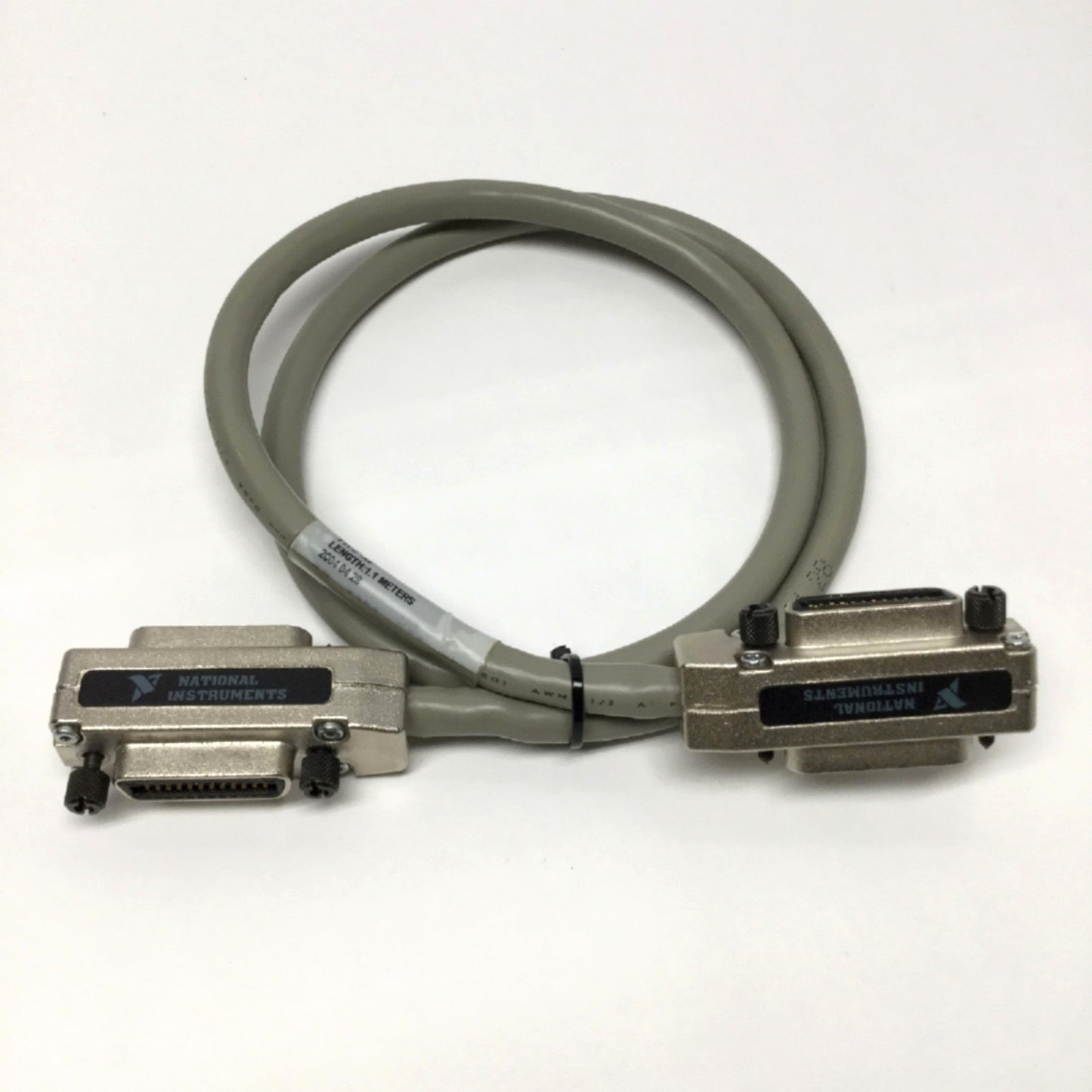 Used National Instruments NI 763507-01 GPIB 24-Pin Double-Shielded DAQ Cable -X2, 1m