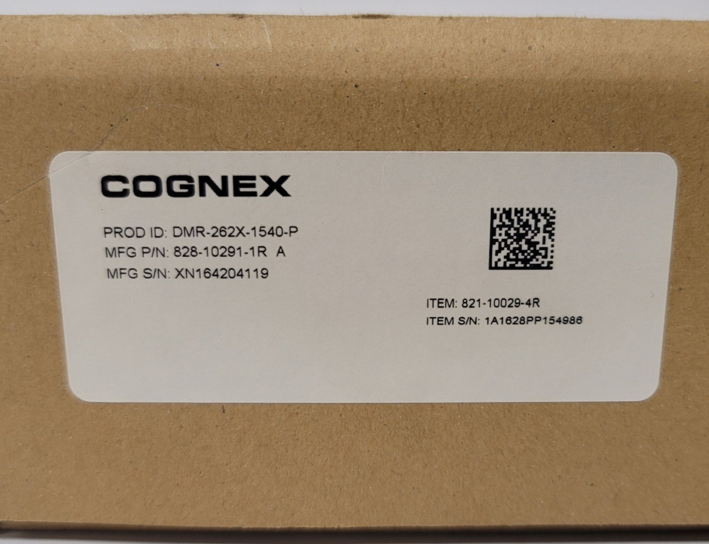 New – Open box Cognex DMR-262X-1540-P DataMan Fixed Mount Barcode Sensor 1280x960, 45fps, 24VDC