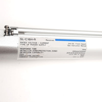 Used Keyence SL-C16H-R Light Curtain Receiver 300mm Length, 24V DC, PNP/NPN, 0.3 - 9m