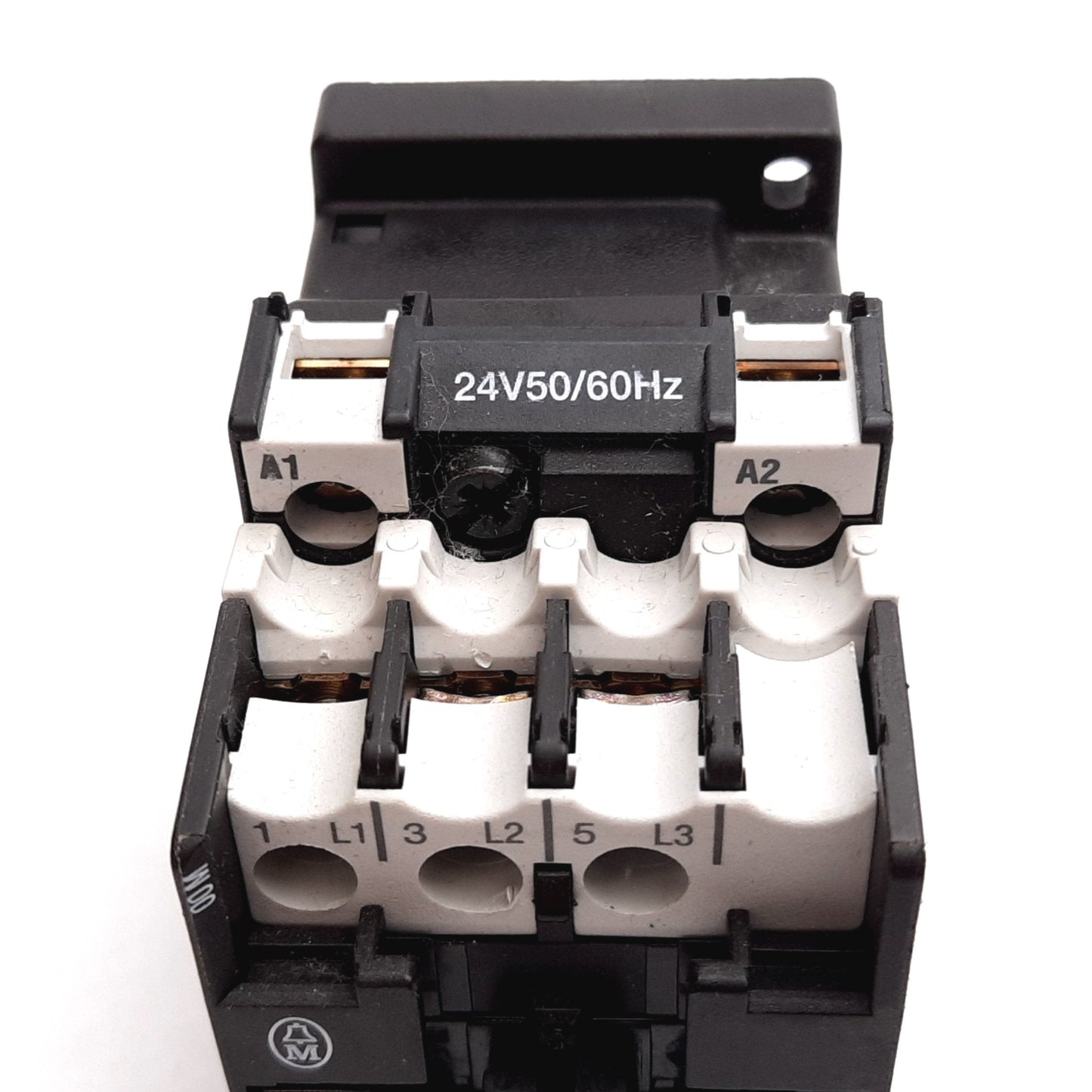 Used Moeller DIL00M Contactor, 3-Pole, Coil: 24VAC 50/60Hz, Rating: 20A 600VAC