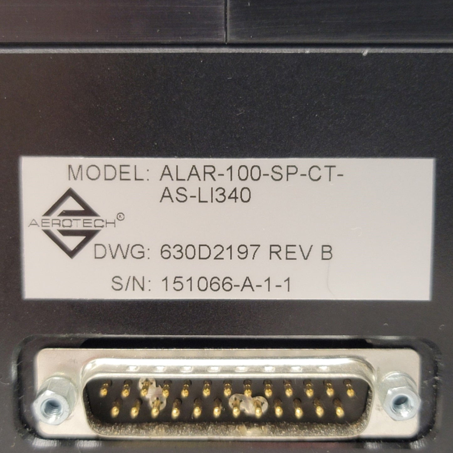 Used Aerotech ALAR-100-SP-CT-AS-LI340 Large Aperture Rotary Stage 100mm 340ø Rotation