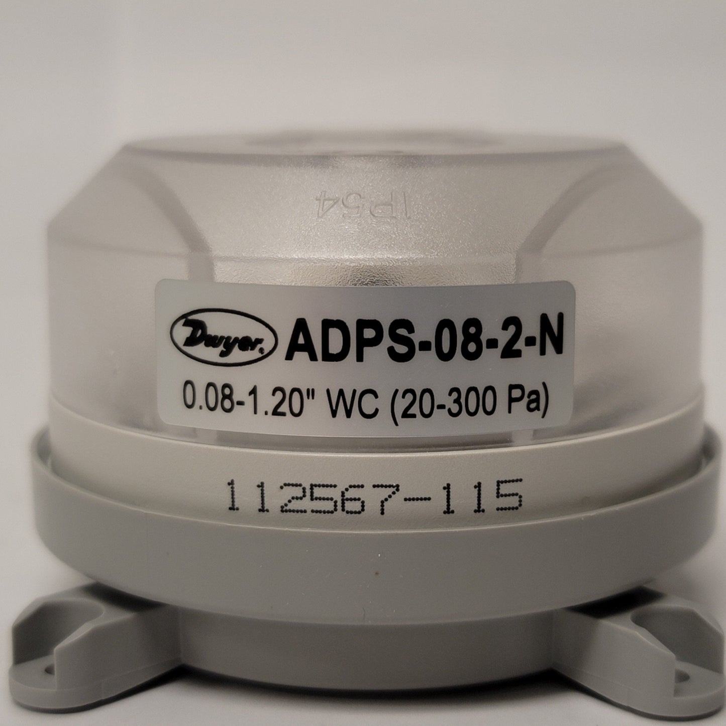 New Dwyer ADPS-08-2-N Adjustable Differential Pressure Switch 0.08 to 1.2"w.c. M20