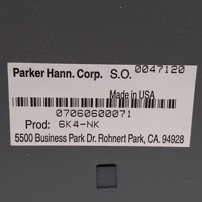 Used Parker 6K4-NK Compumotor Stepper/Servo Motion Control/Indexer, 4-Axis RS-232 24V