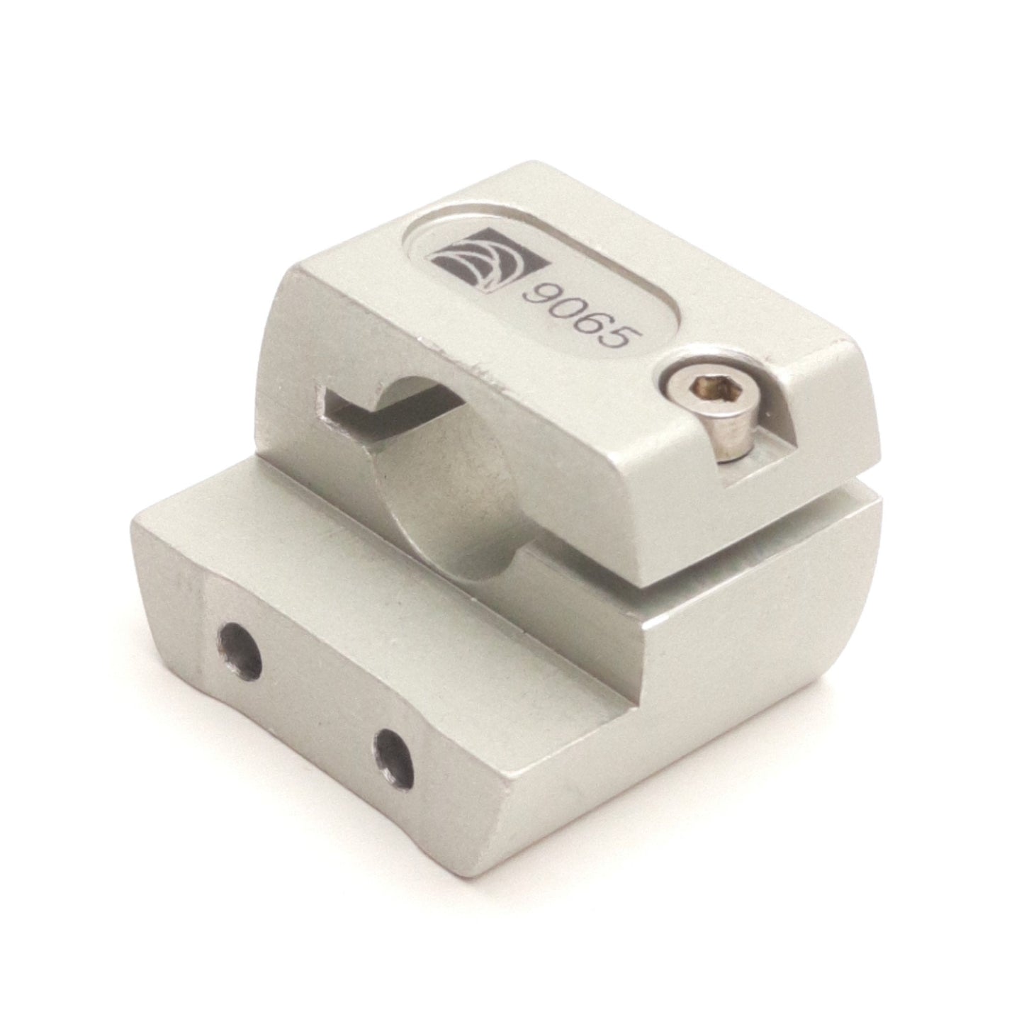Used Newport 9065 Micrometer Clamp For Manual Linear Stages, 0.4" Mount Spacing