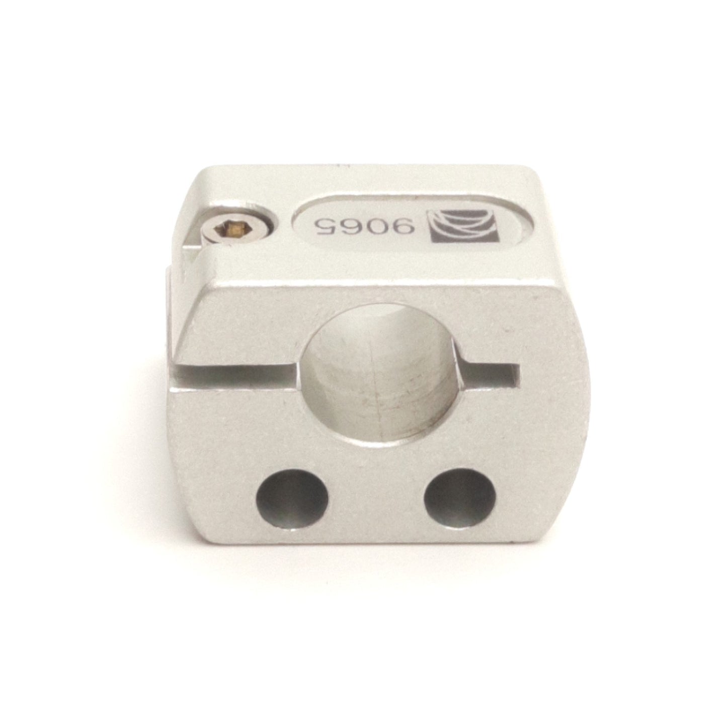 Used Newport 9065 Micrometer Clamp For Manual Linear Stages, 0.4" Mount Spacing