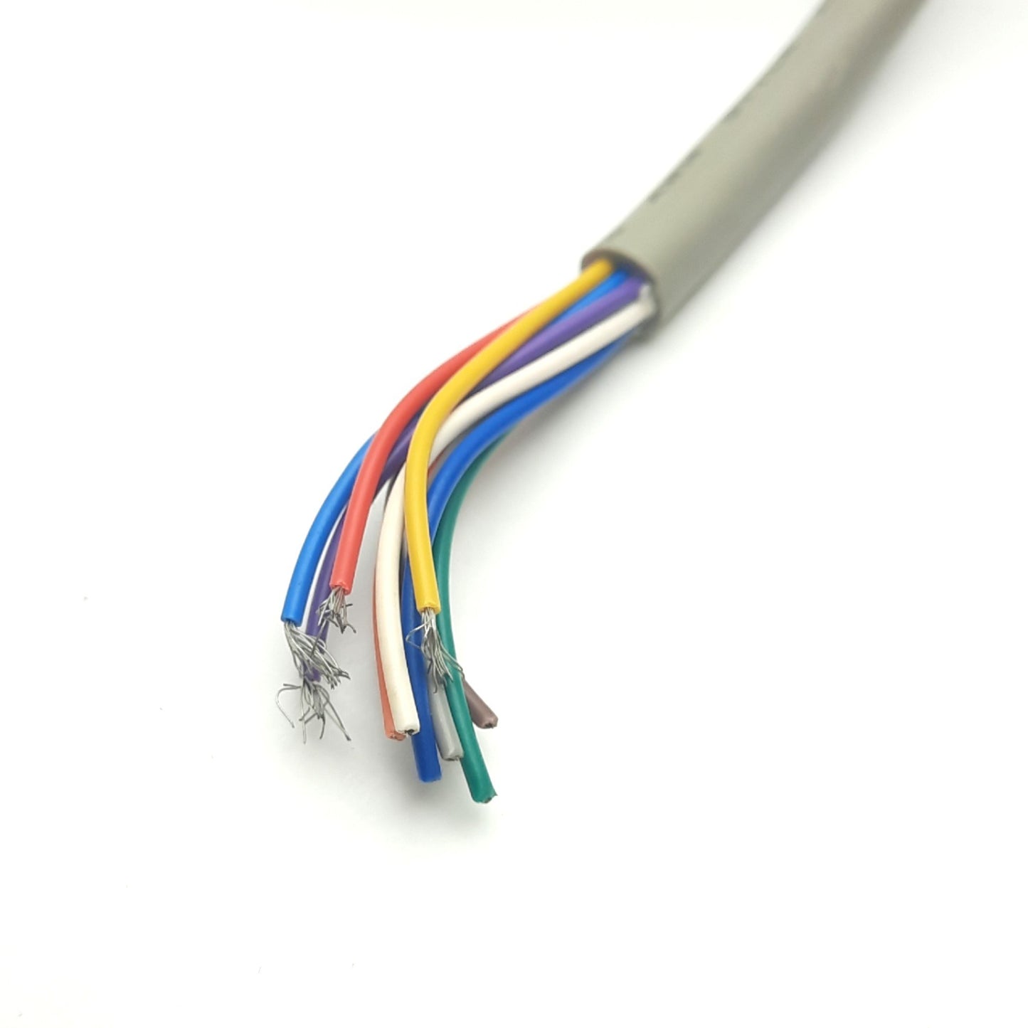 Used Patlite LME-102UFBW-R Red Stack Light Flash & Alarm 10-Wire 2.5ft Cable 24VAC/DC