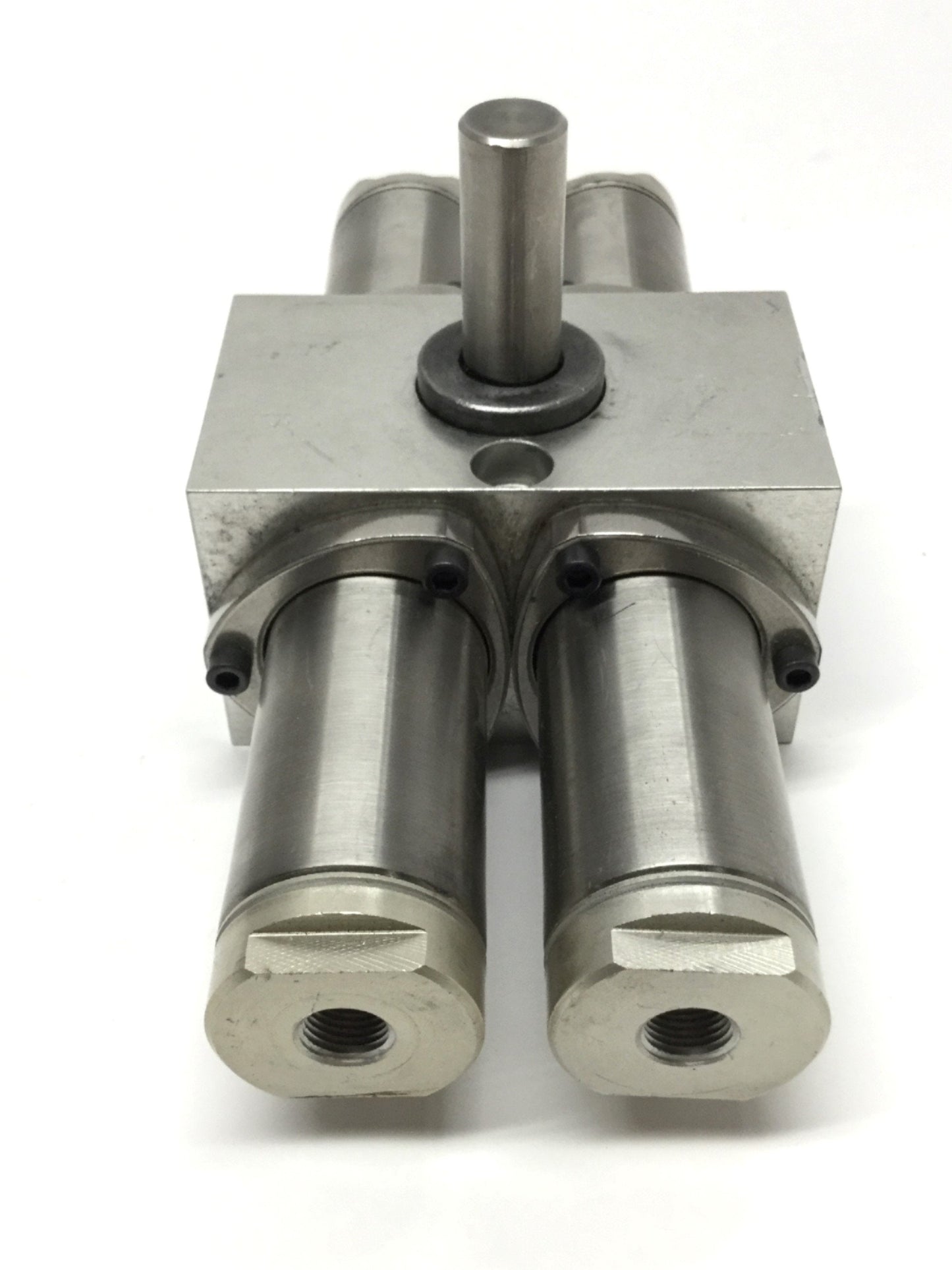 Used Bimba PT-074180 Pneu-Turn Rotary Air Actuator, 180° Rotation, Ø1-1/16" Bore