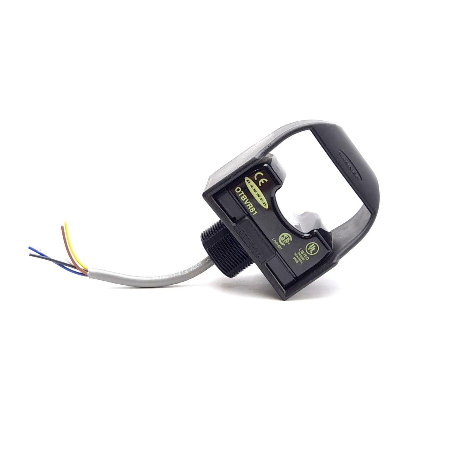 Used Banner OTBVR81 Optical Momentary Touch Button, 20-30VDC, SPDT, With Guard