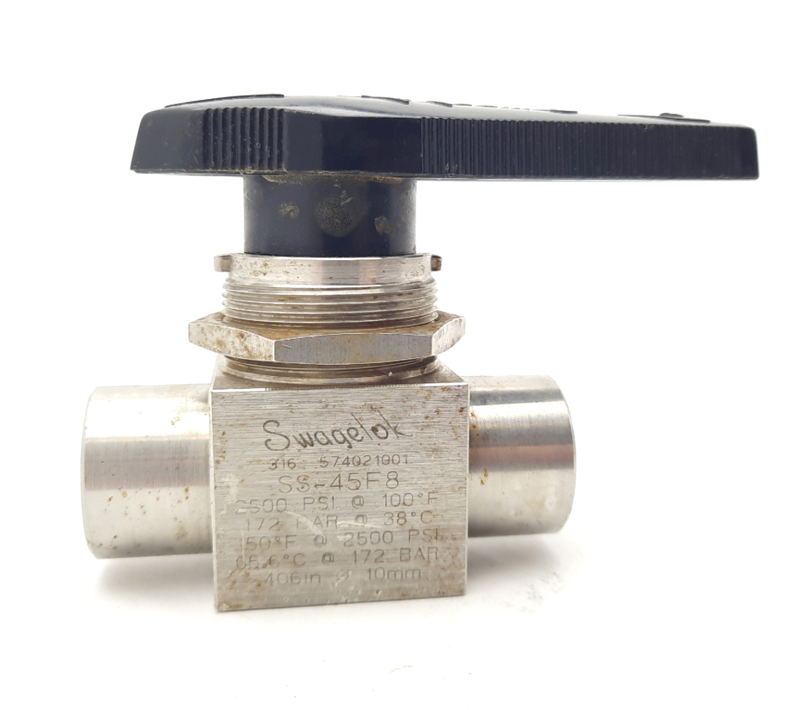 Swagelok SS 45F8 Stainless Steel 40 Series Ball Valve 6.3Cv 1/2" NPT